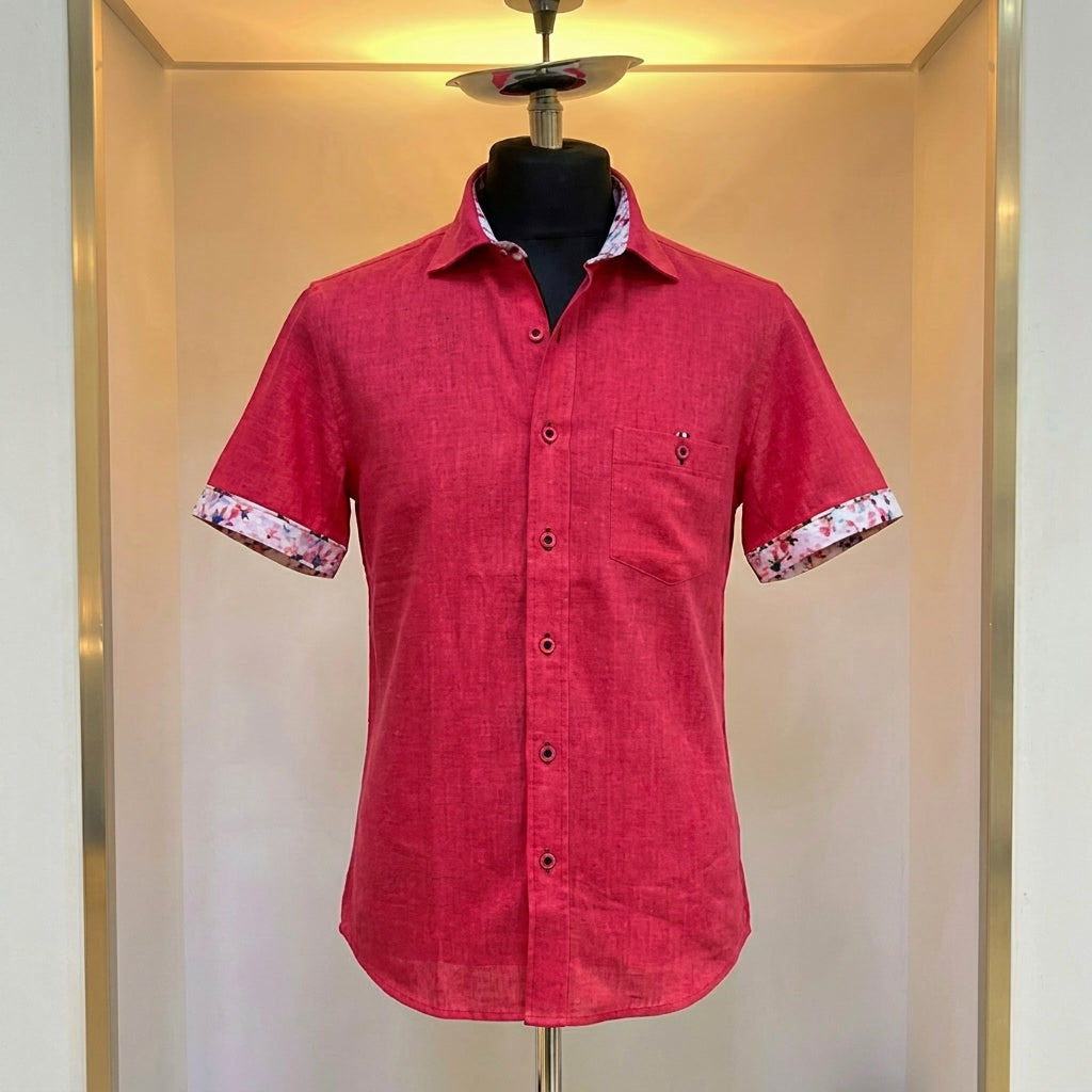 Rosso Riviera - Short Sleeve Shirt