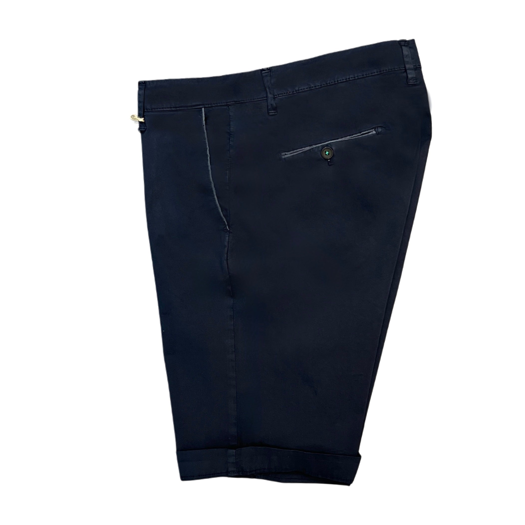 Italian Cotton Stretch Shorts – Sorrento Navy