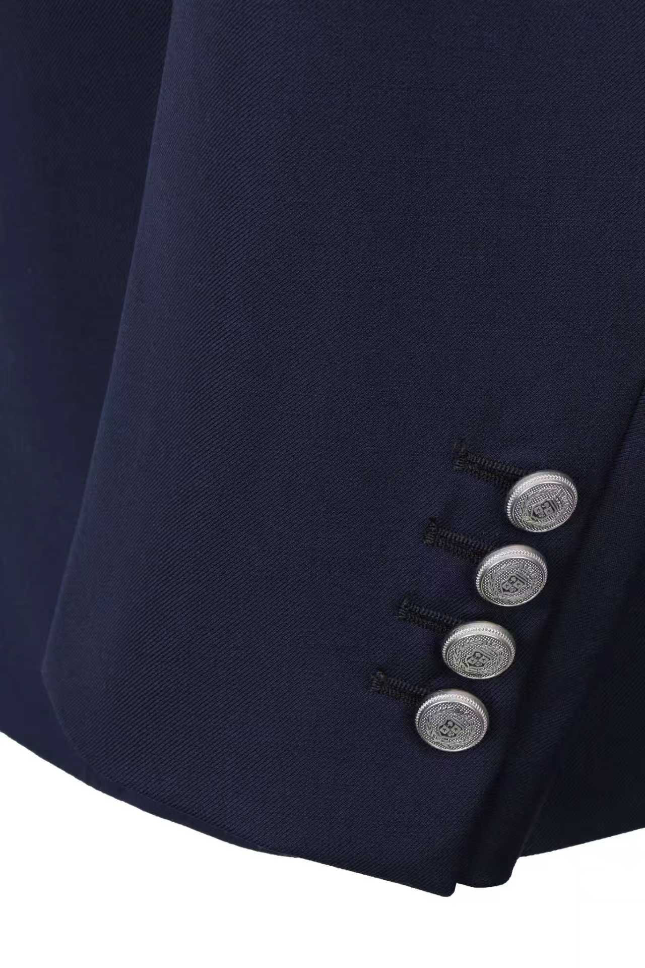 Regent Double-Breasted Wool Blazer