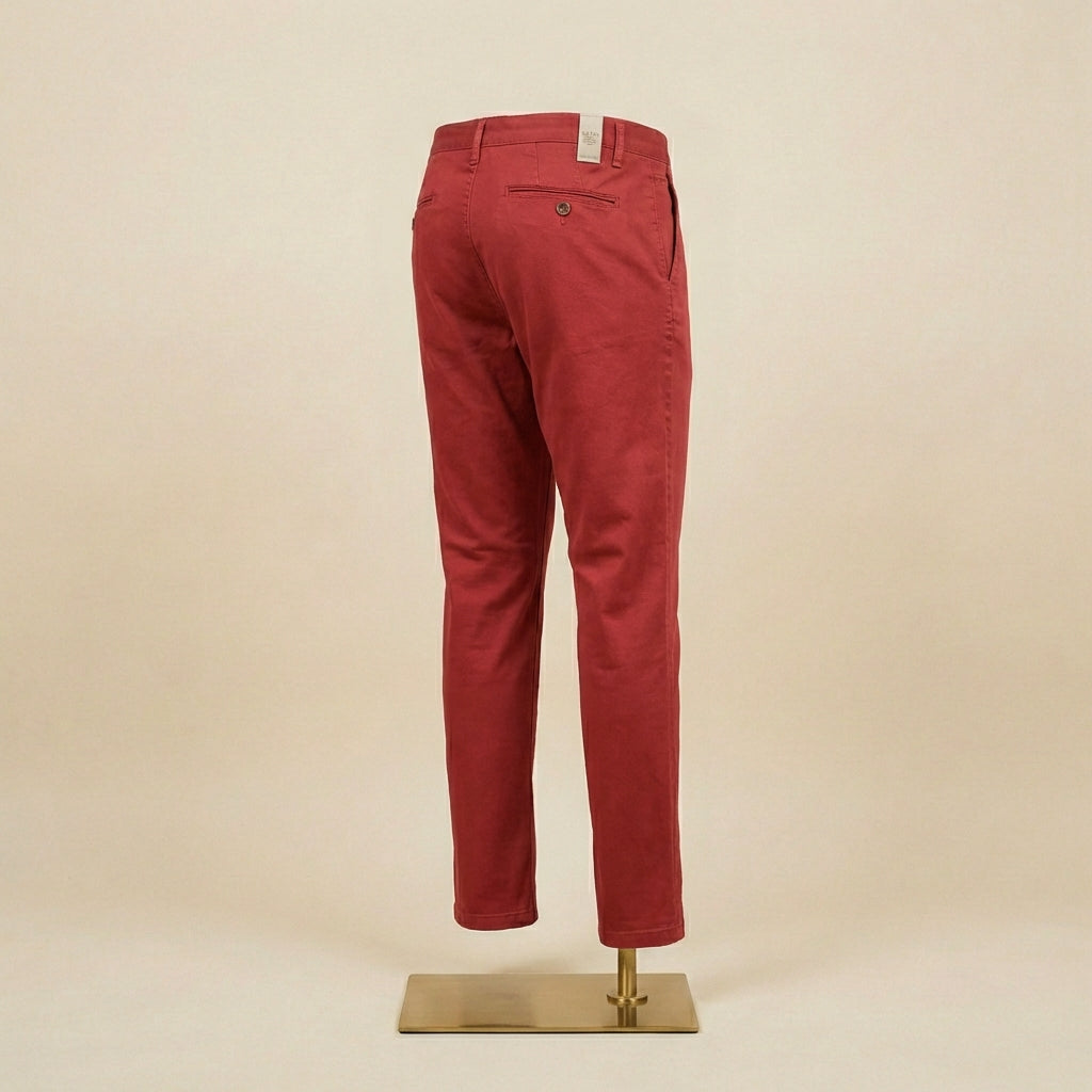 Birdseye Red Chinos