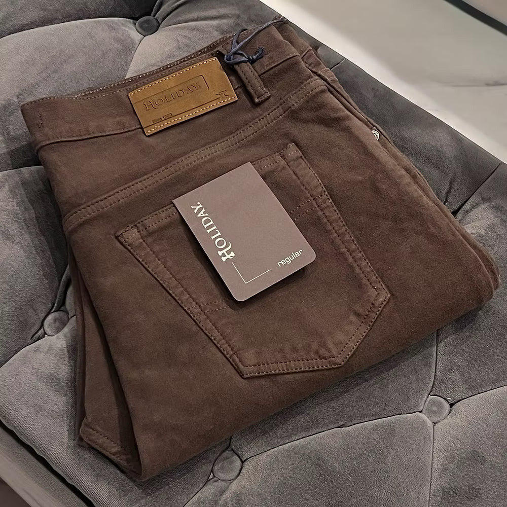 Brown Moleskin Jeans