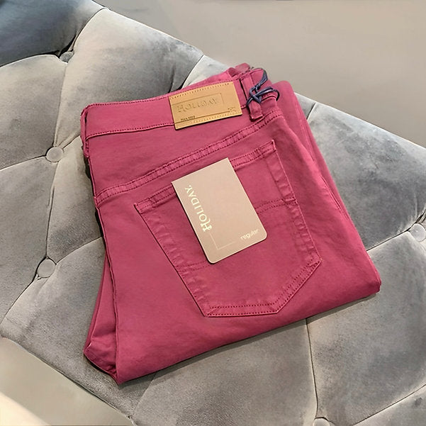 Burgundy Blush Jeans
