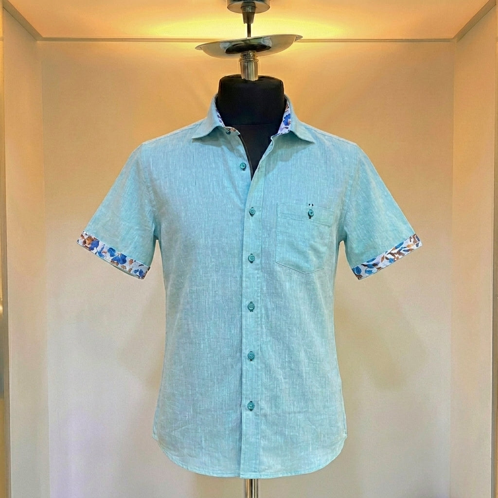 Turquoise Riviera - Short Sleeve Shirt