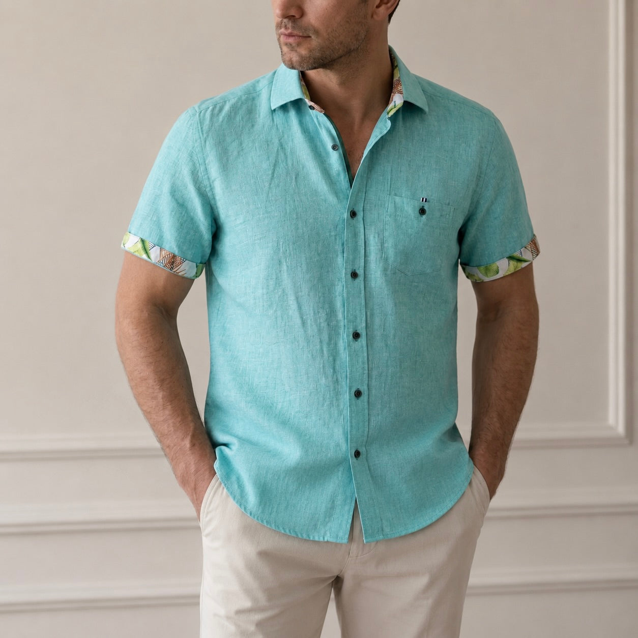Aqua Tropicana - Short Sleeve