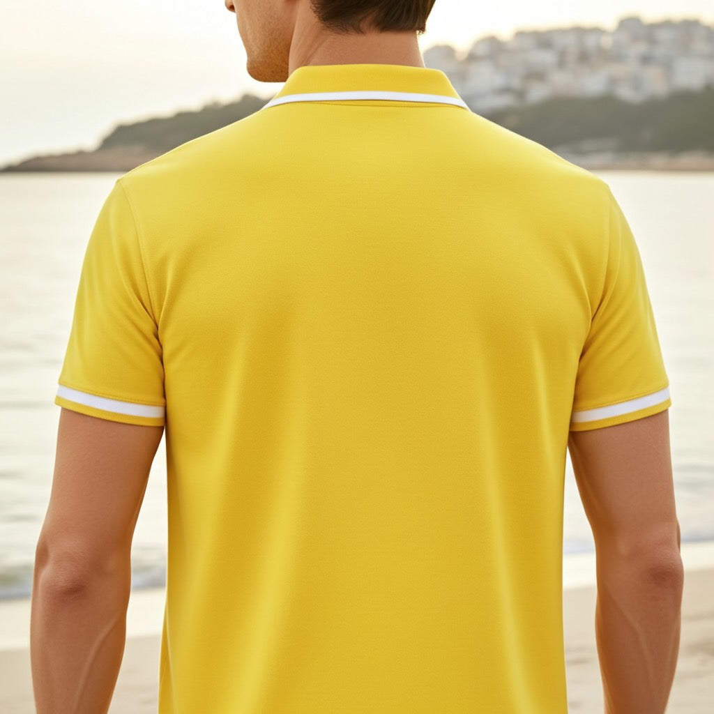 Golden Riviera Egyptian Cotton Polo