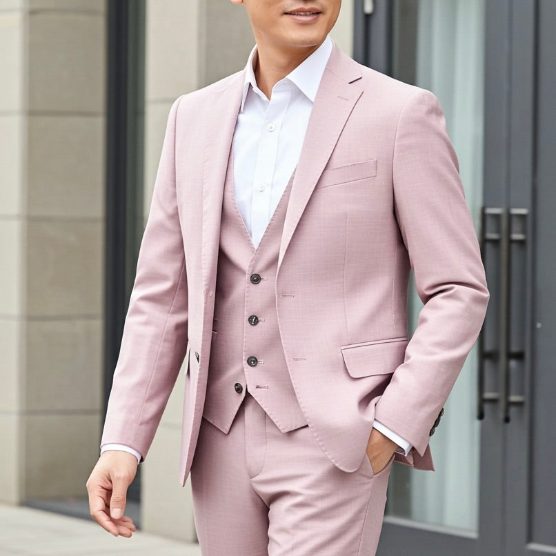 Blush Three-Piece Suit