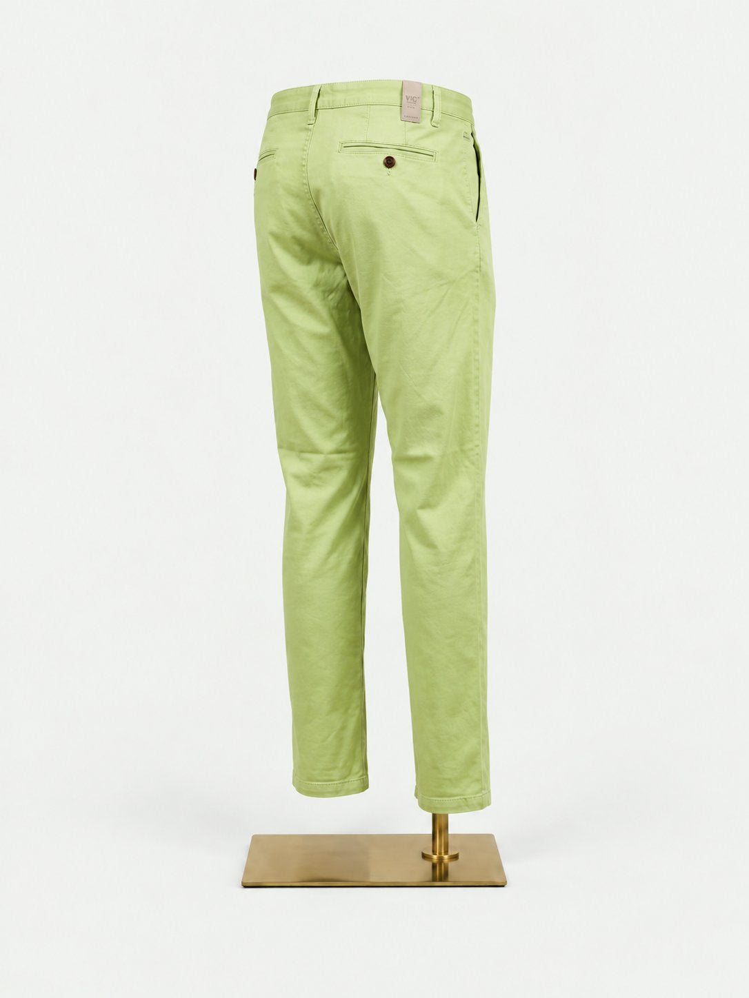 Lime Cotton Chinos - Slim Fit