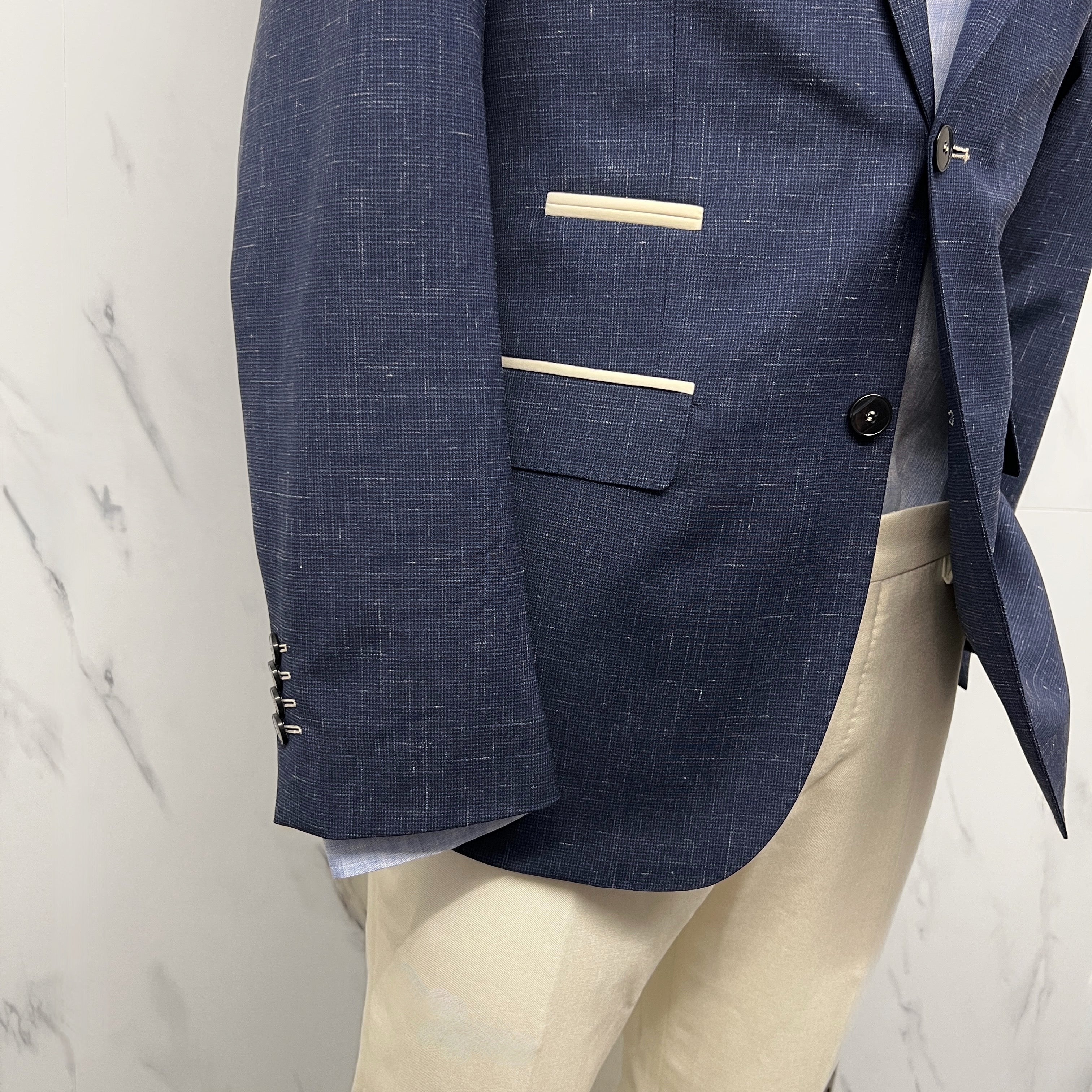 Azure Club Blazer – Navy with Cream Trim