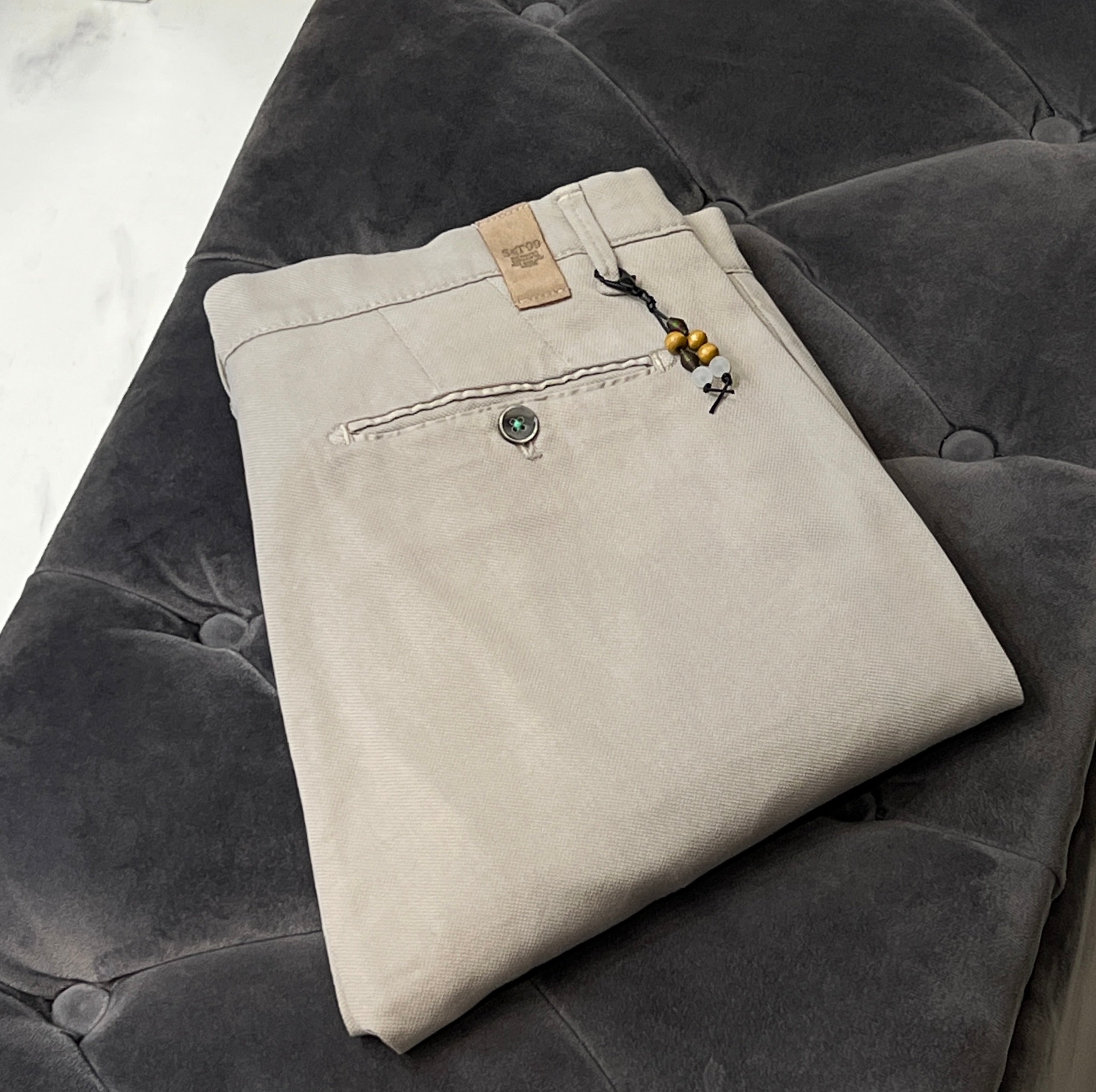 Birdseye Stone Chinos