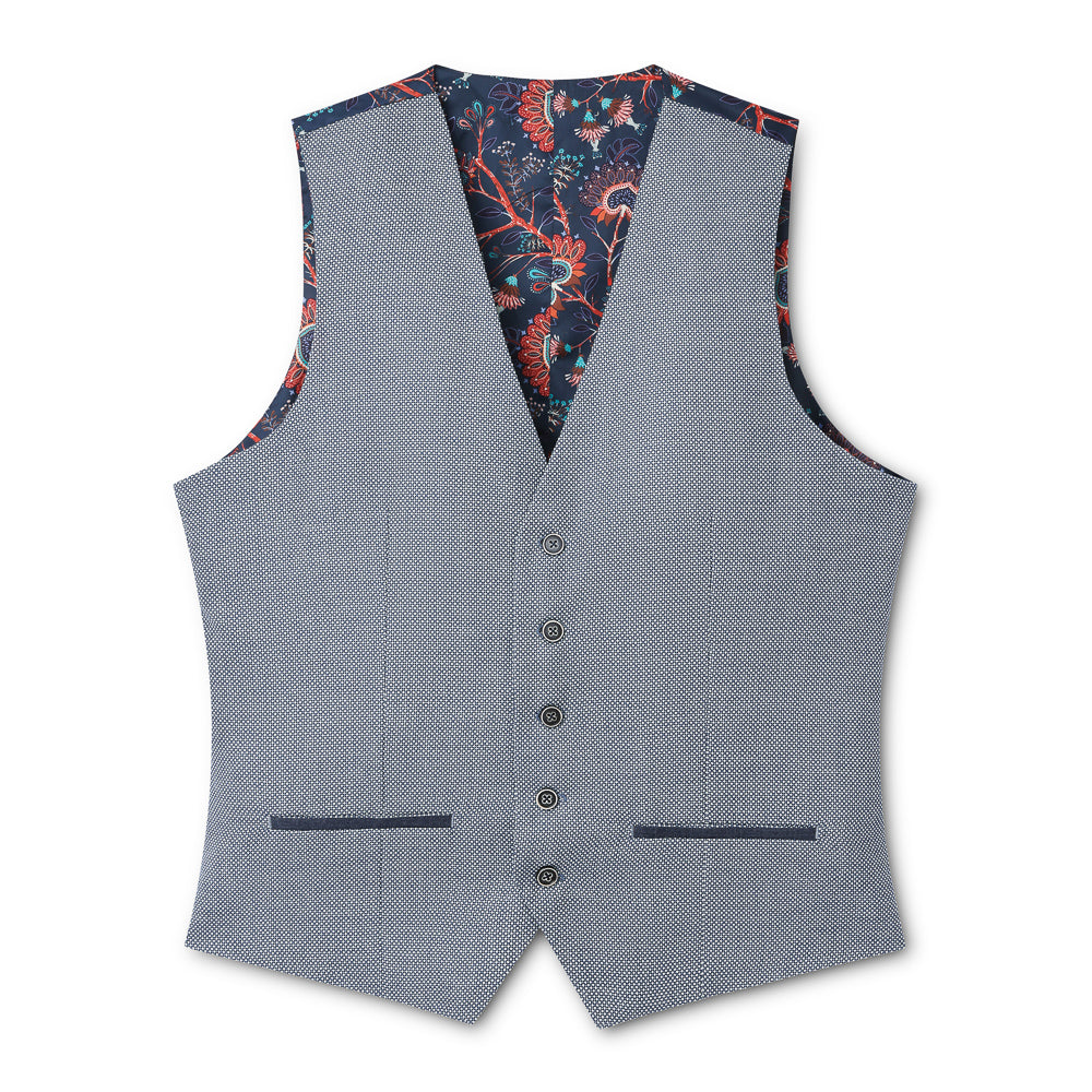 Birdseye Sky Waistcoat