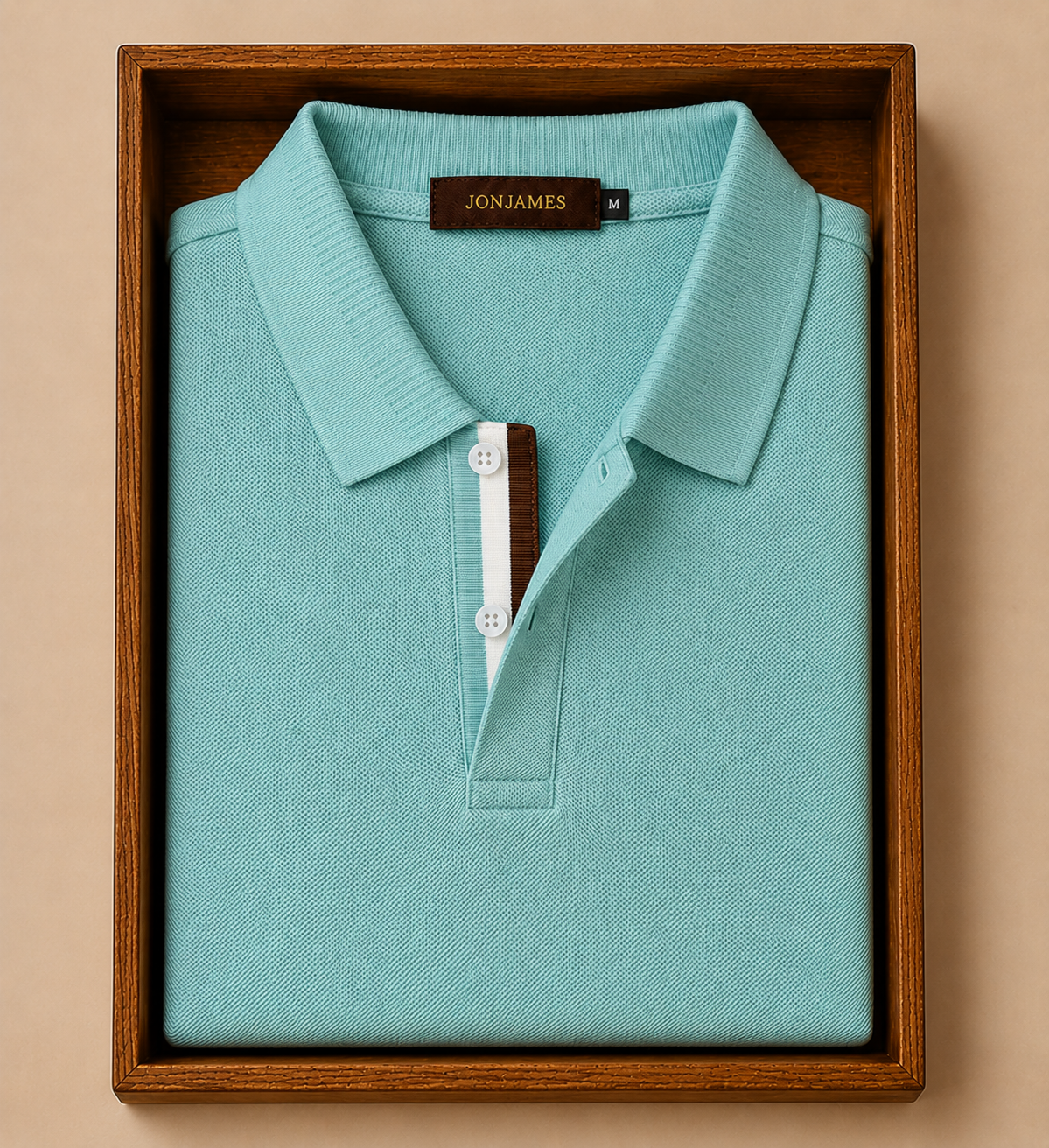 Aqua Piqué Polo - Regular Fit