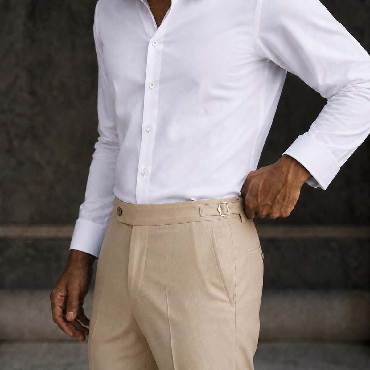 The Regent Sand Wool Blend 2-Piece Suit