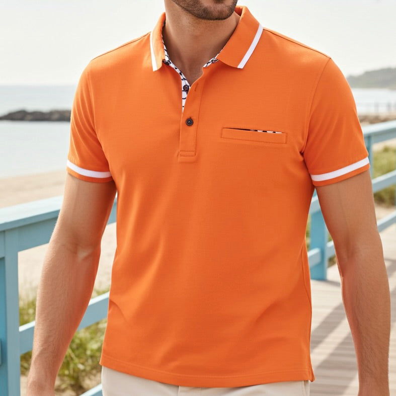 Sunset Riviera Egyptian Cotton Polo