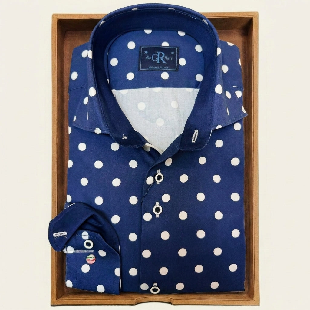 Azure Polka Royale Shirt