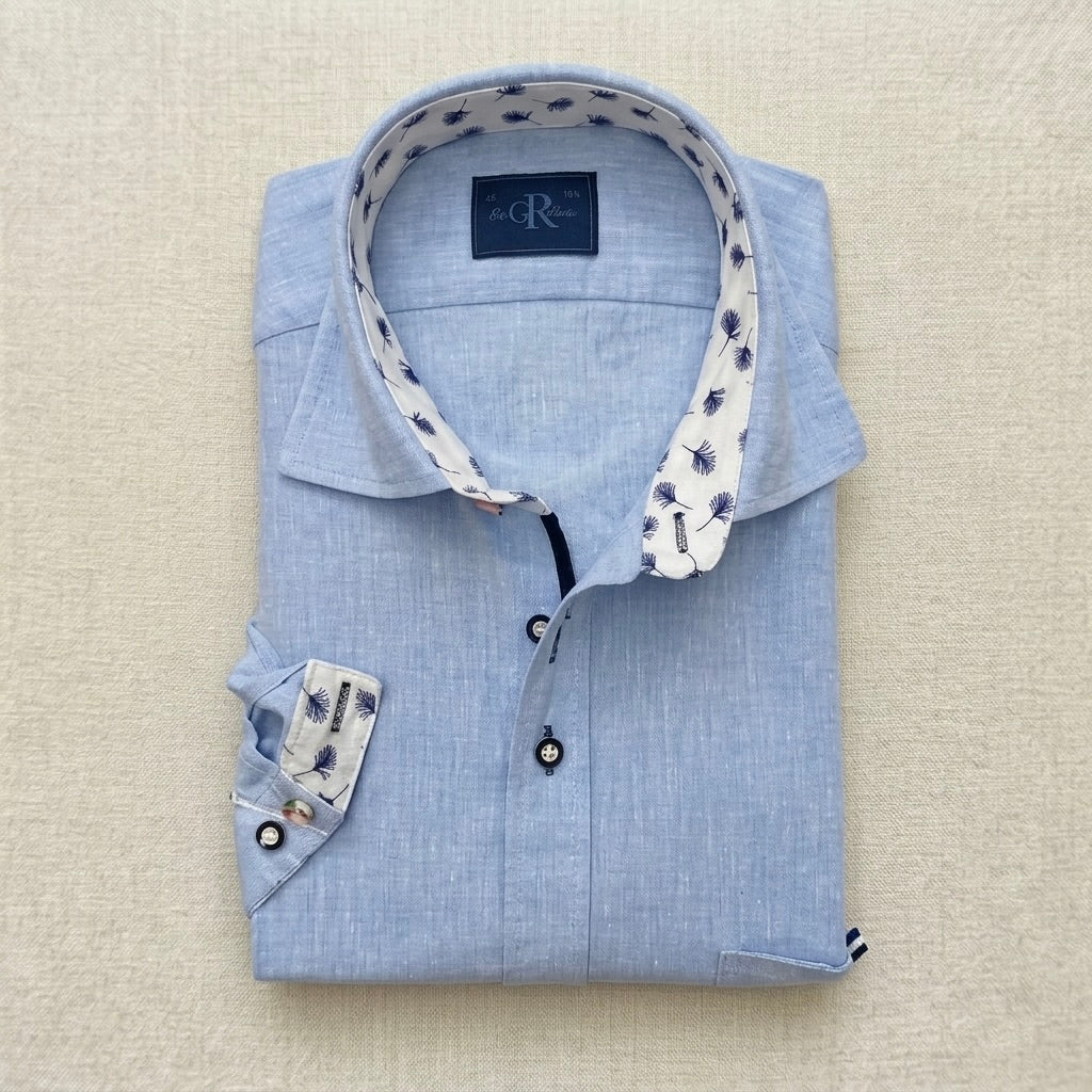 Sky Feather- Short Sleeve Shirt