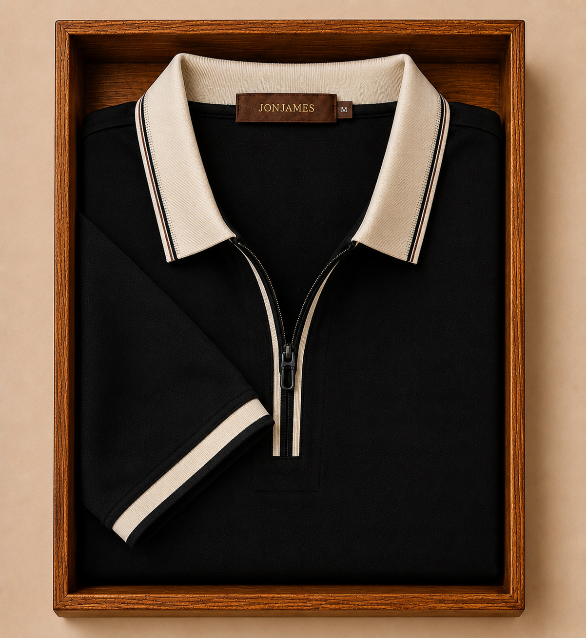 Monaco Zip Polo