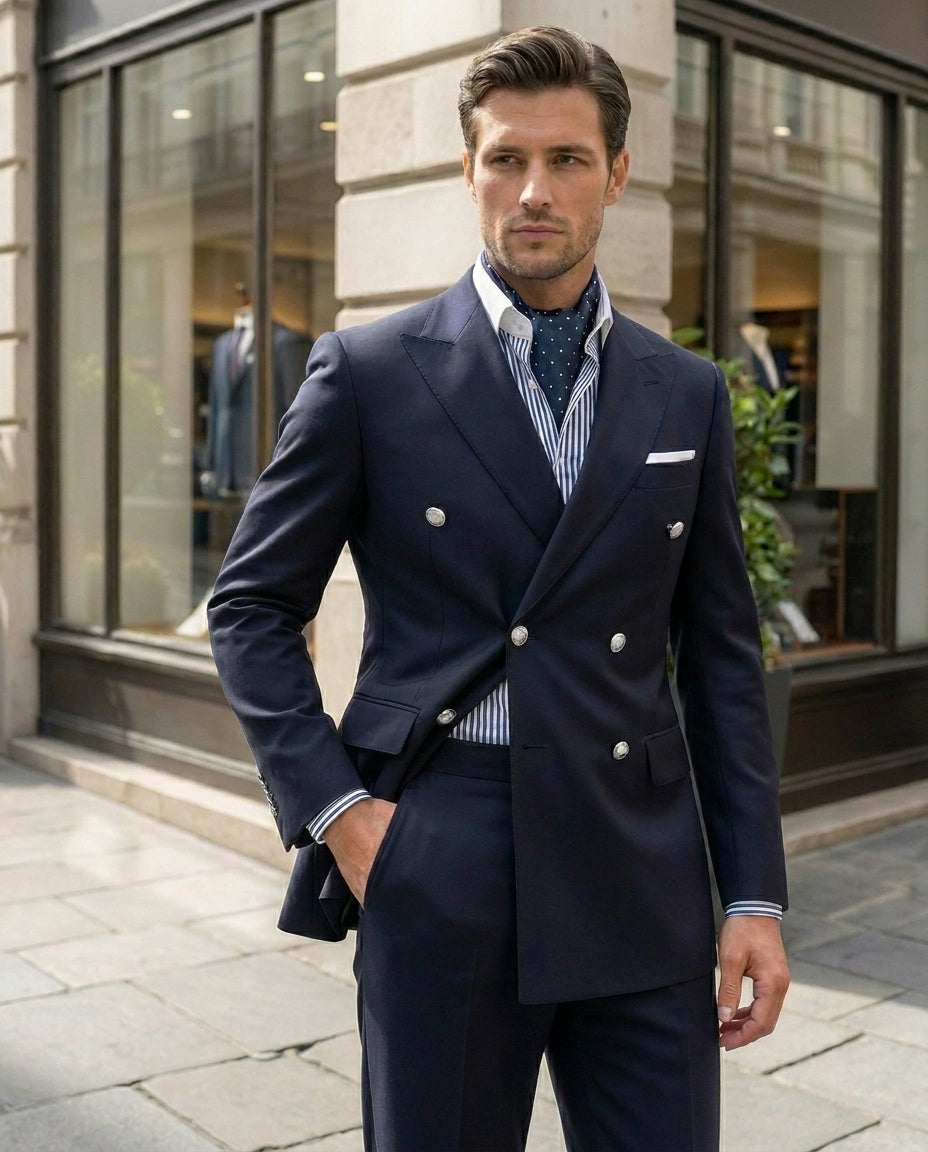 Regent Side Adjuster Wool Trousers