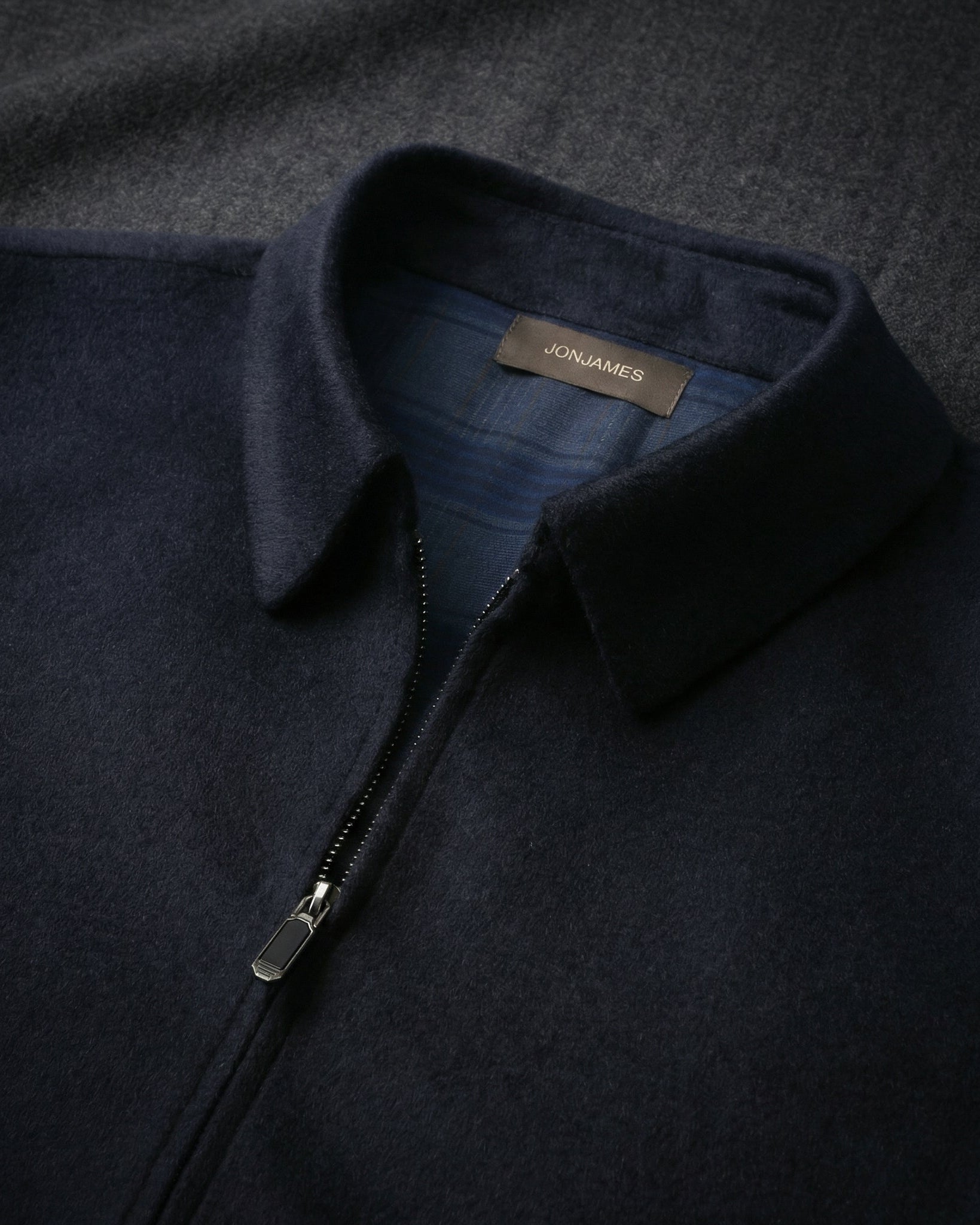 Wool & Cashmere Zip Jacket
