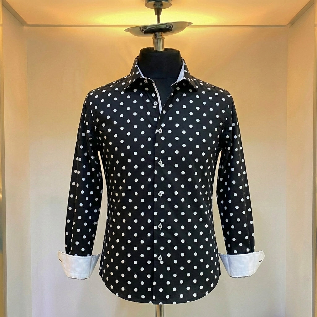 Black Polka Royale Shirt