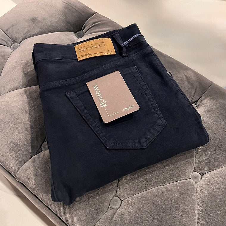 Navy Moleskin Jeans