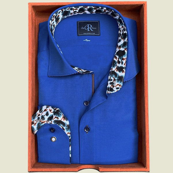 Cobalt Contrast Shirt