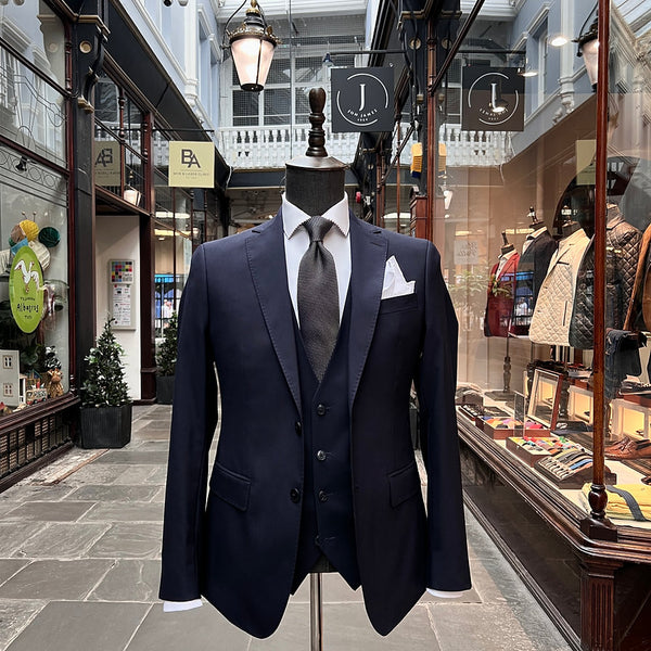 0909 -Midnight Blue  3- Piece Suit