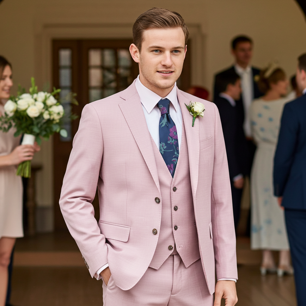Blush Three-Piece Suit