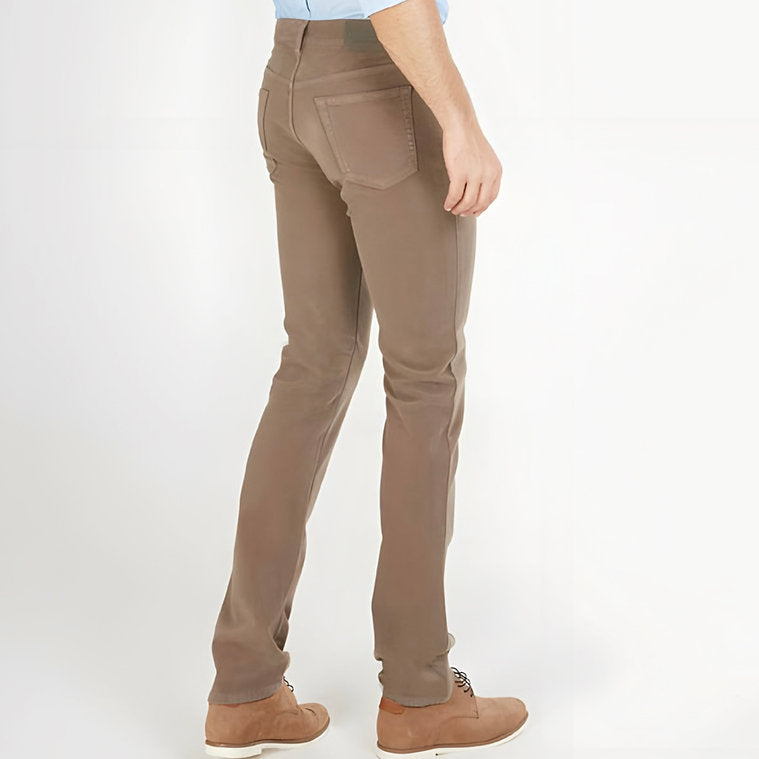 Beige Moleskin Jeans