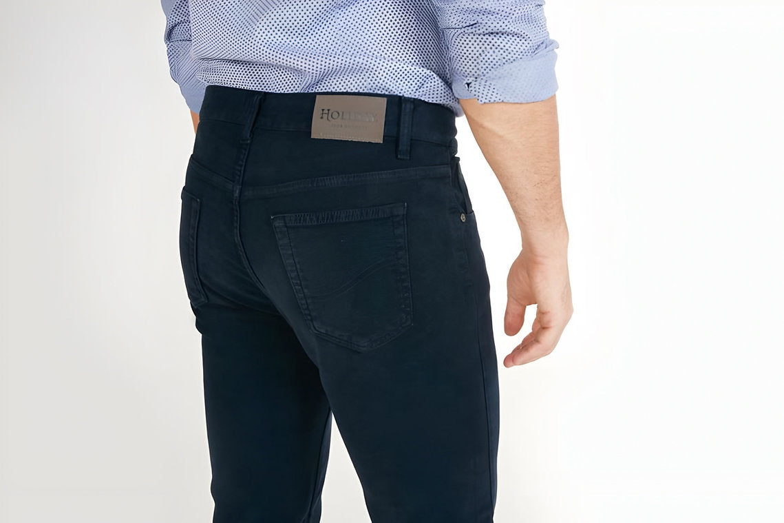 Navy Moleskin Jeans