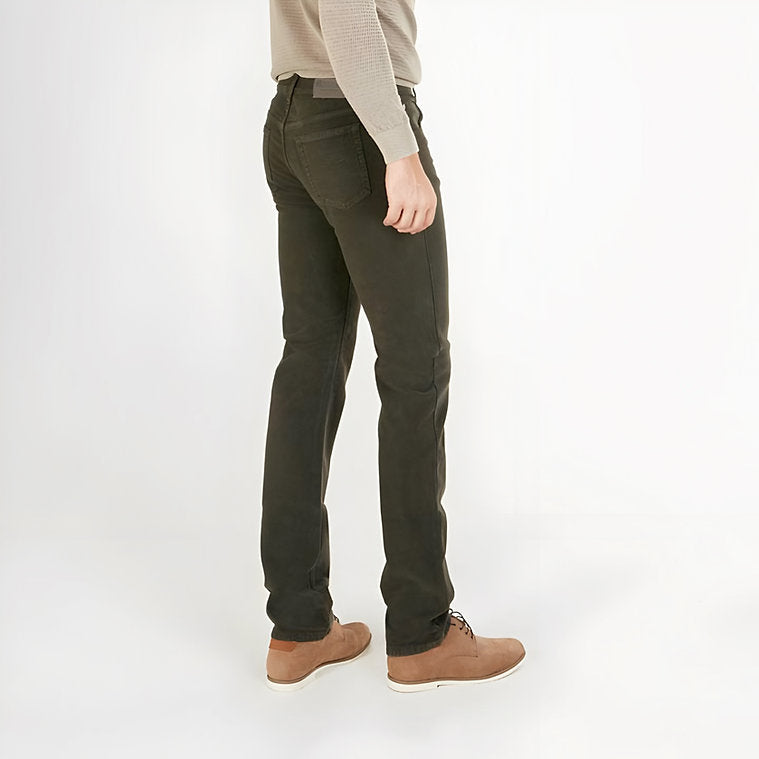 Dark Green Moleskin Jeans