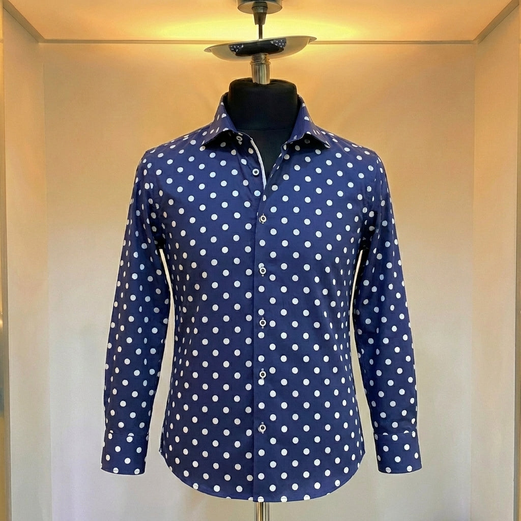 Azure Polka Royale Shirt