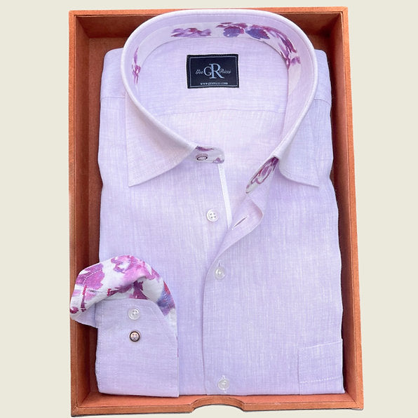 Lilac Linen Magenta