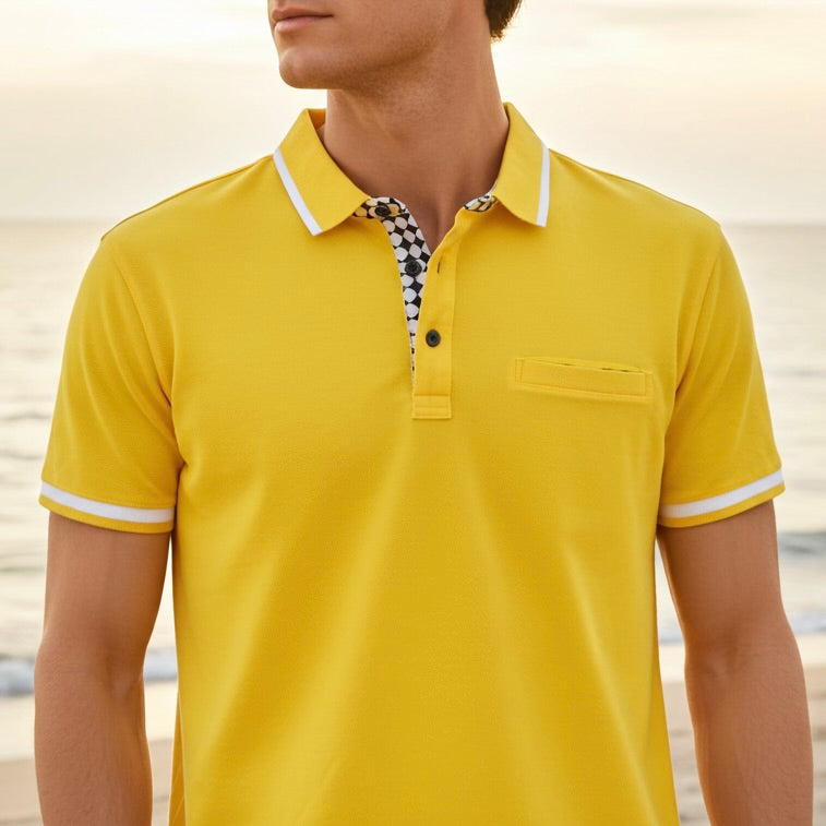 Golden Riviera Egyptian Cotton Polo