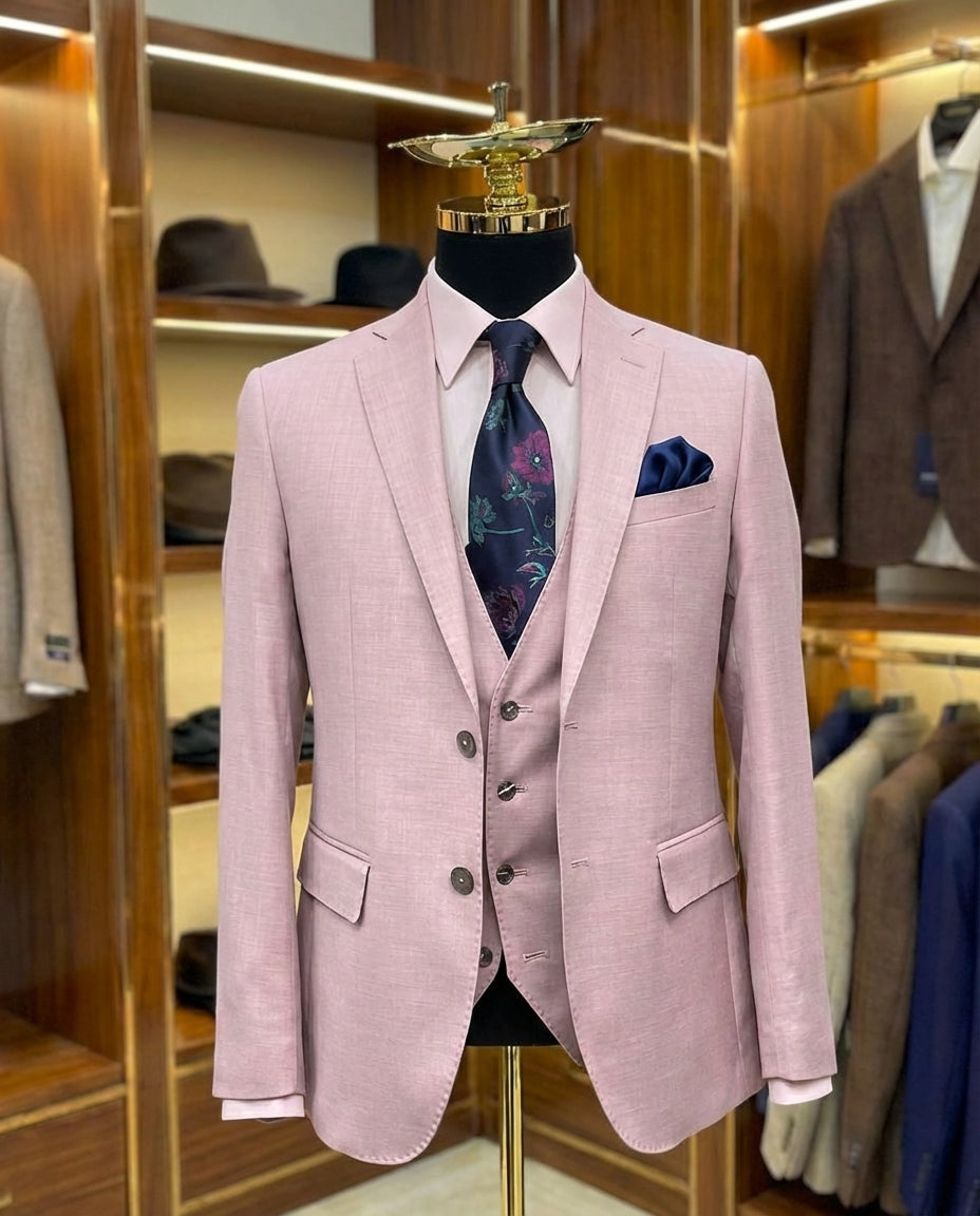 Blush Three-Piece Suit