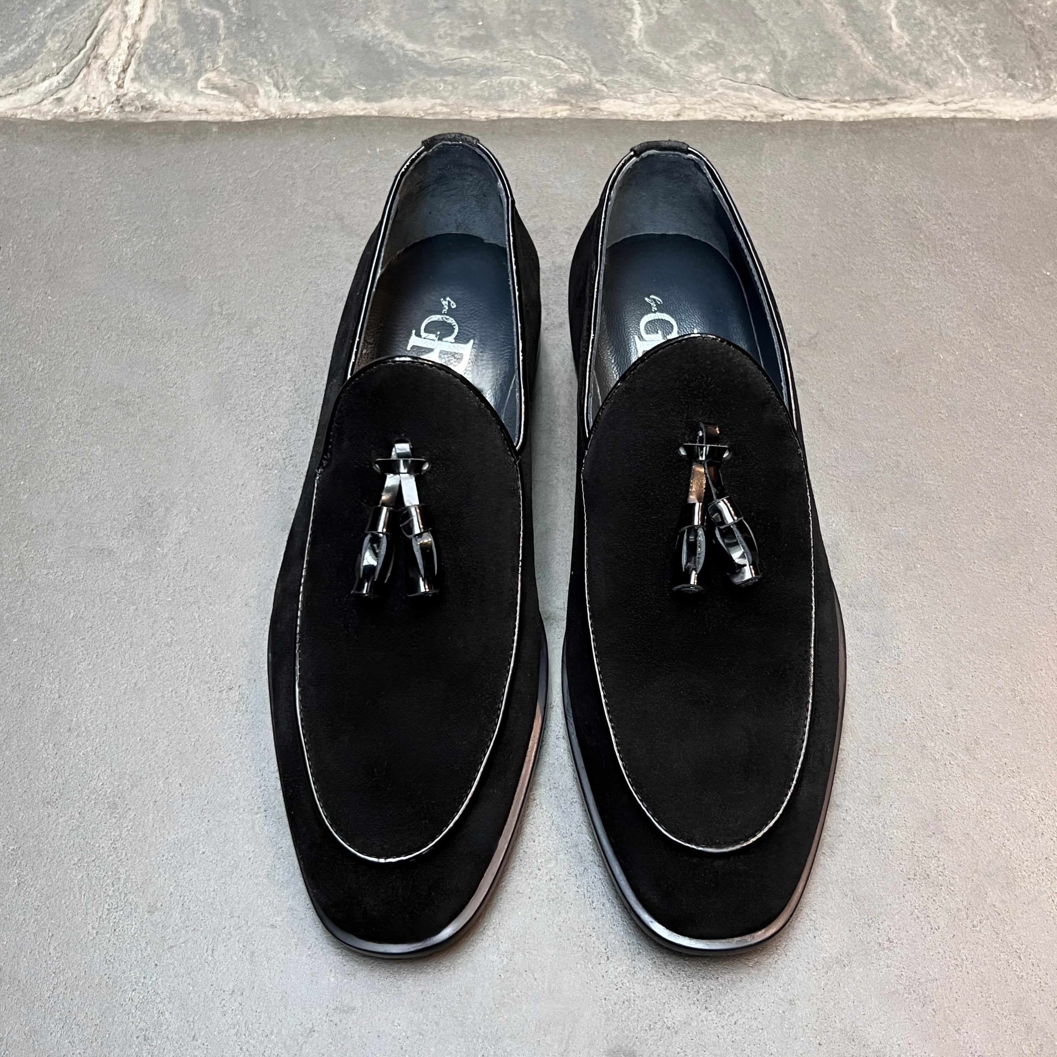 Velvet Tassel Loafers