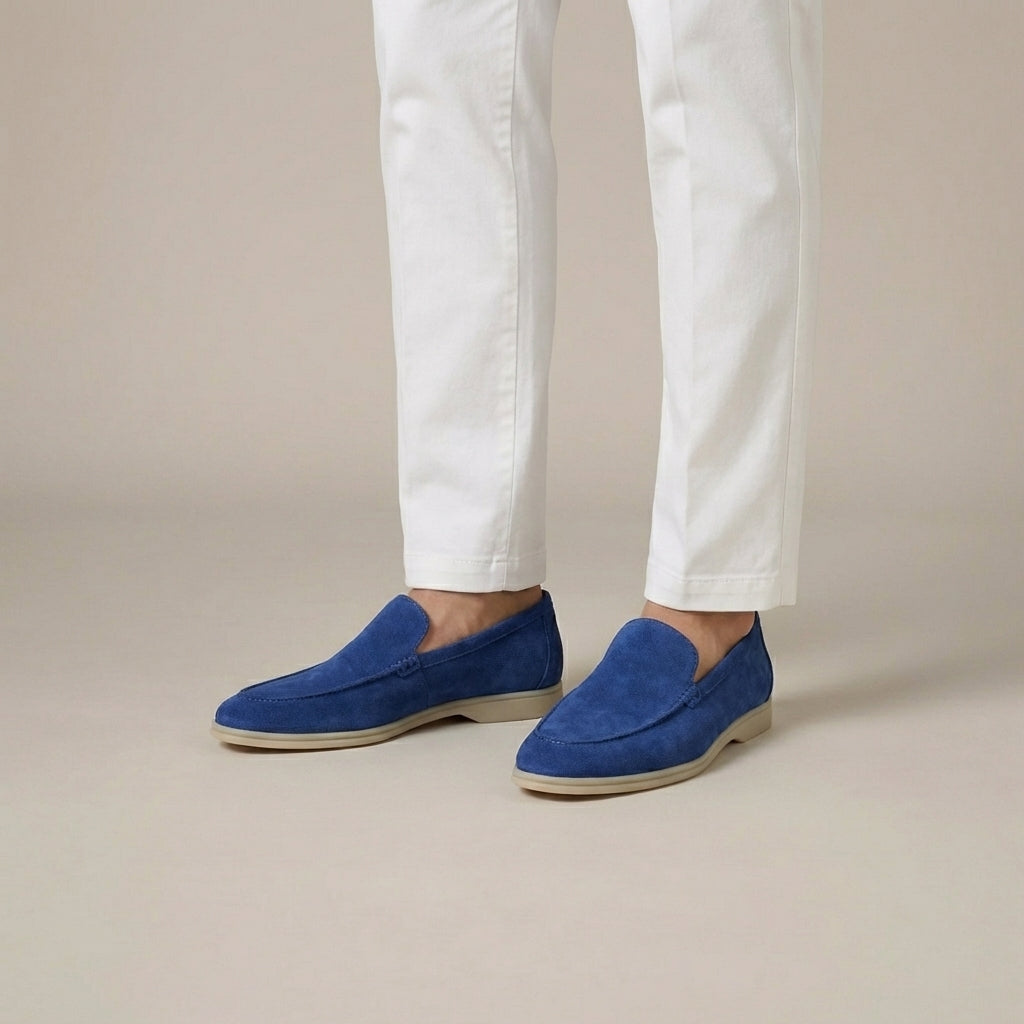 Royal Suede Slip-On Loafers