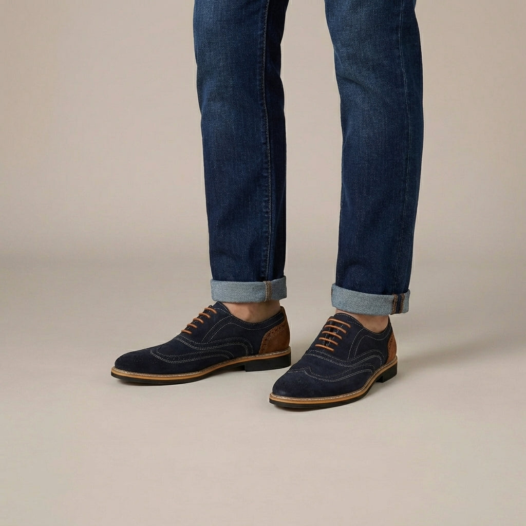 Dark Navy Urban Brogues