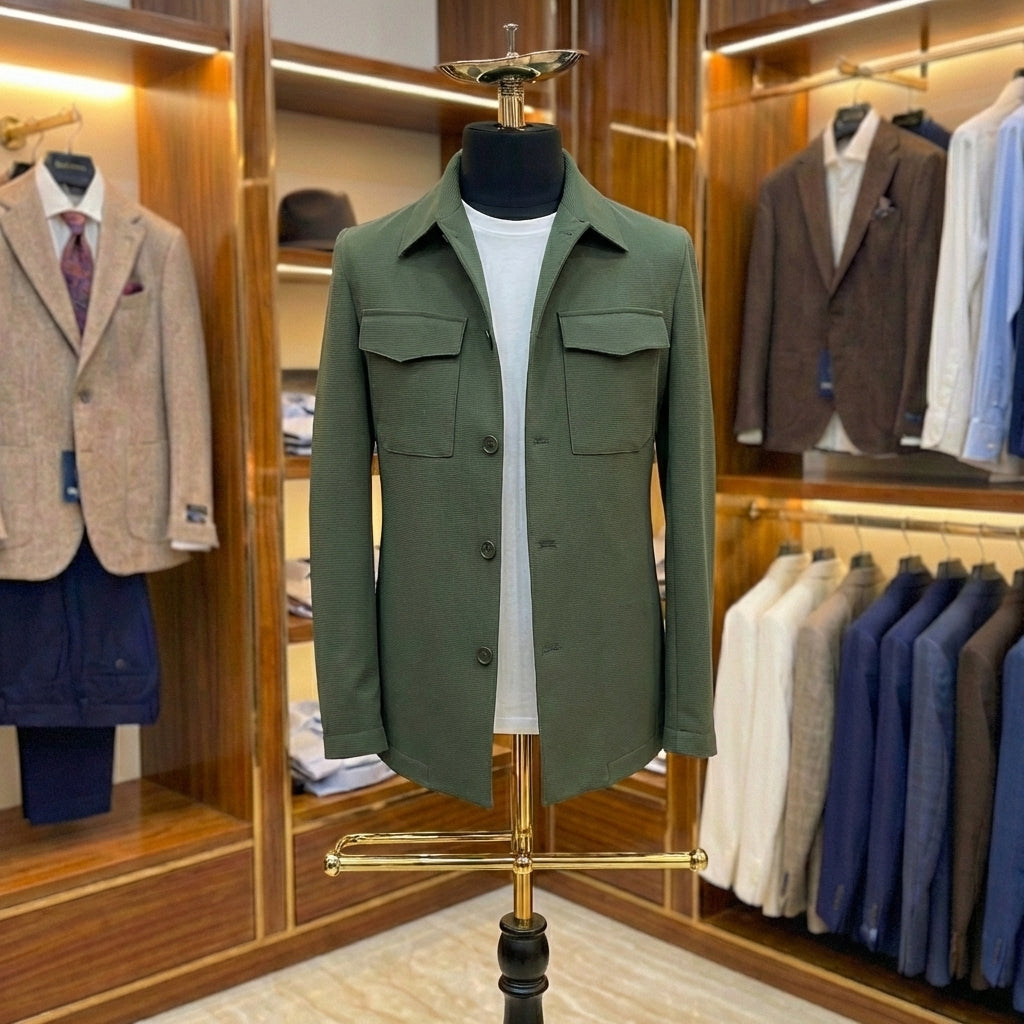Navy Sartorial Overshirt