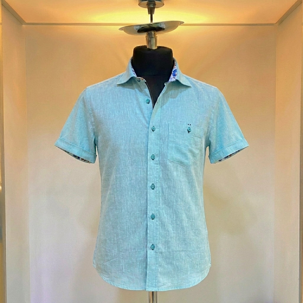 Turquoise Riviera - Short Sleeve Shirt
