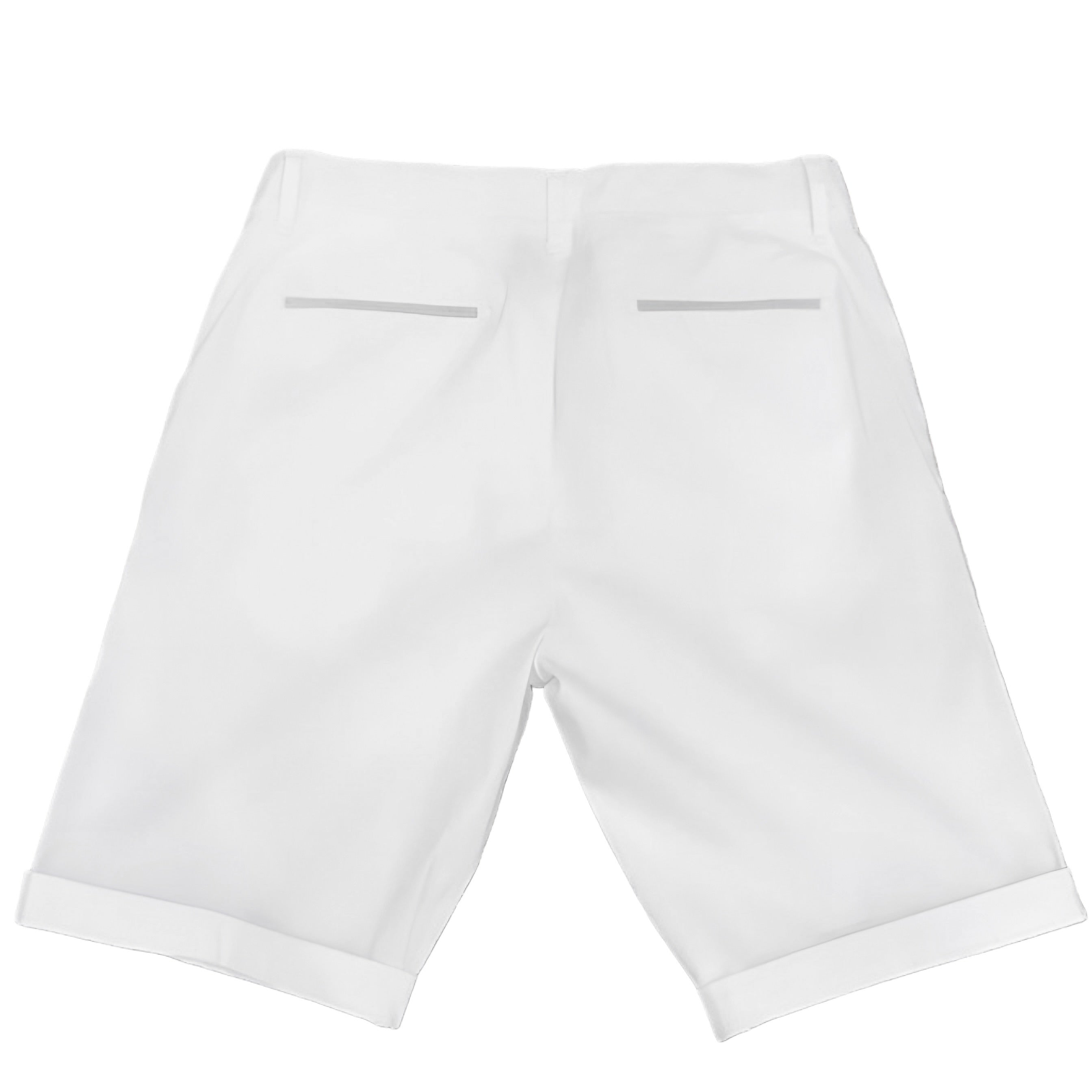 Italian Cotton Stretch Shorts – Bianco Riviera