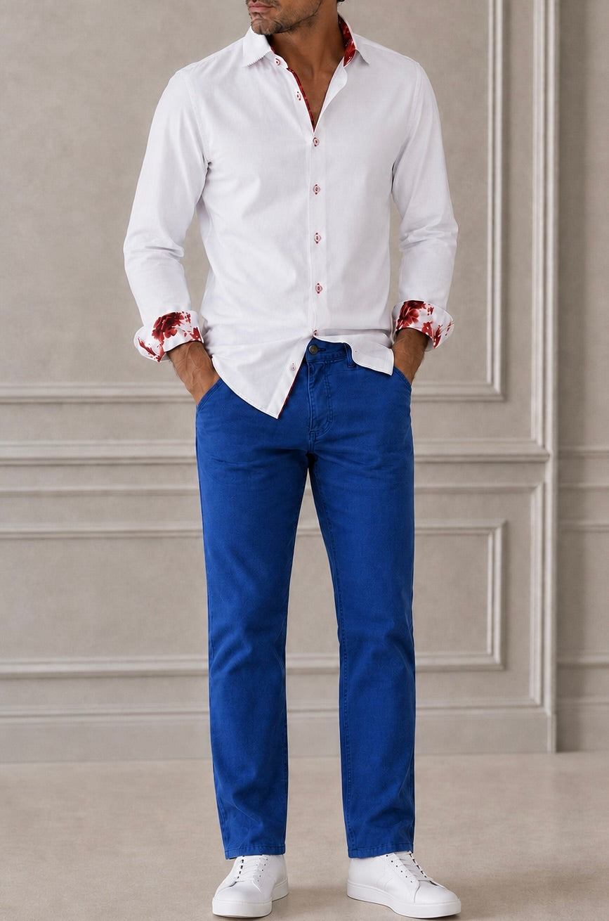 Havana Straight Leg Jeans – Sapphire Blue