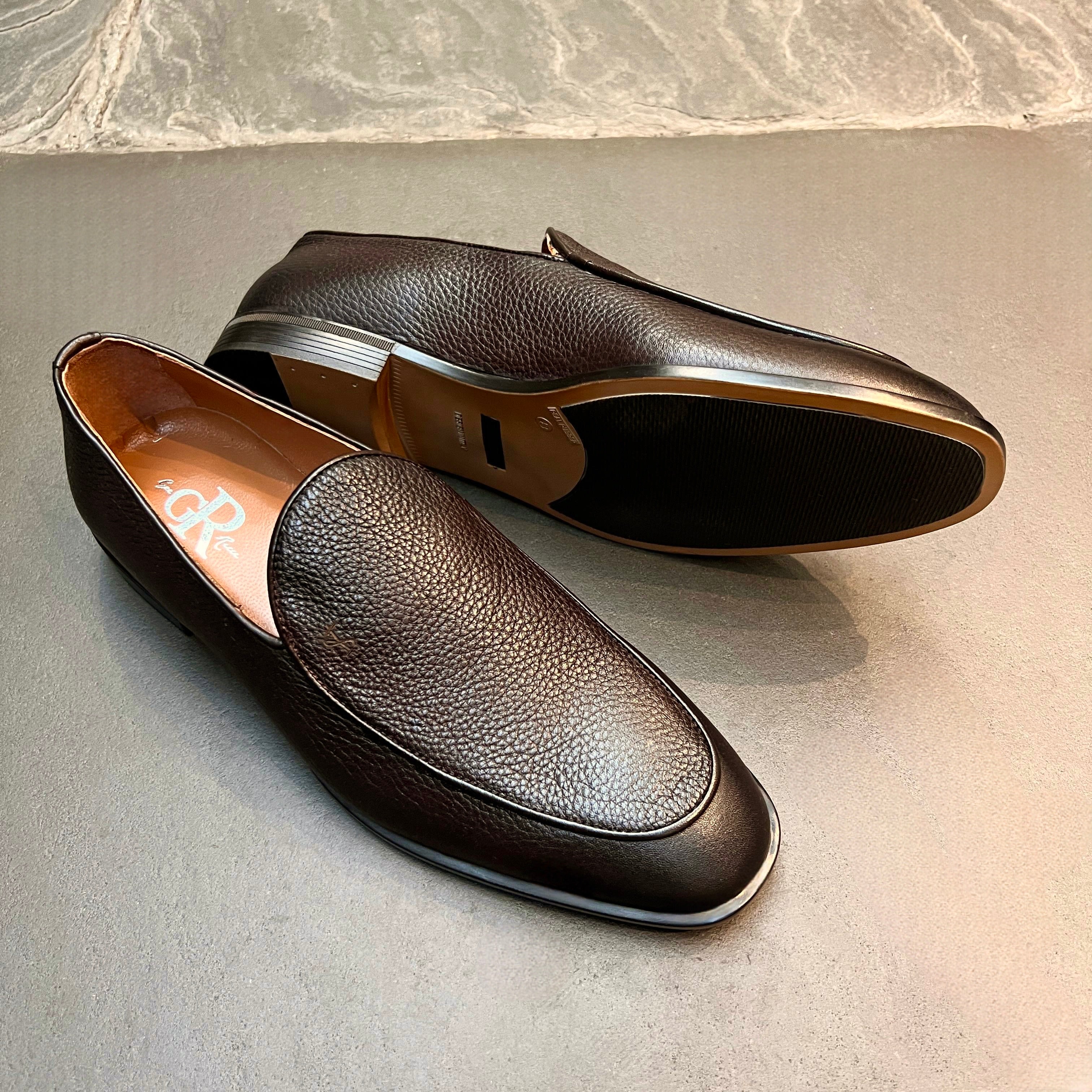 Dark Brown Slip-On Loafers