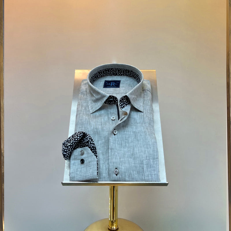 Grey Linen Shirt