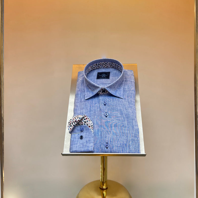 Light Blue Linen Shirt