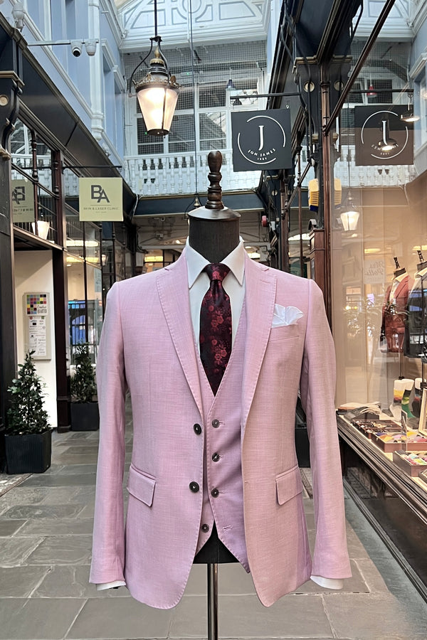 0909 - 3-Piece Blush Pink Suit