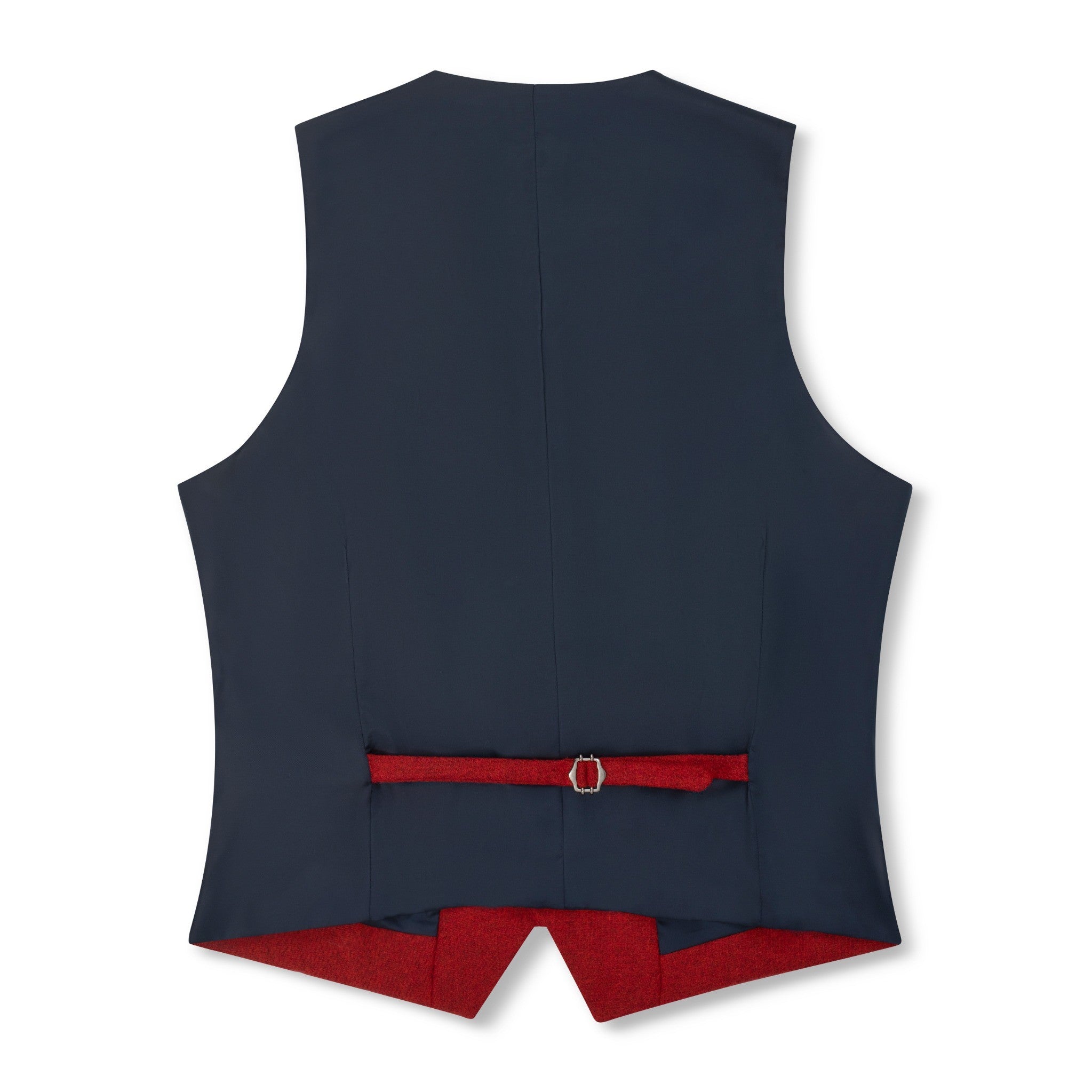 Red Wool Waistcoat - Made in Italy