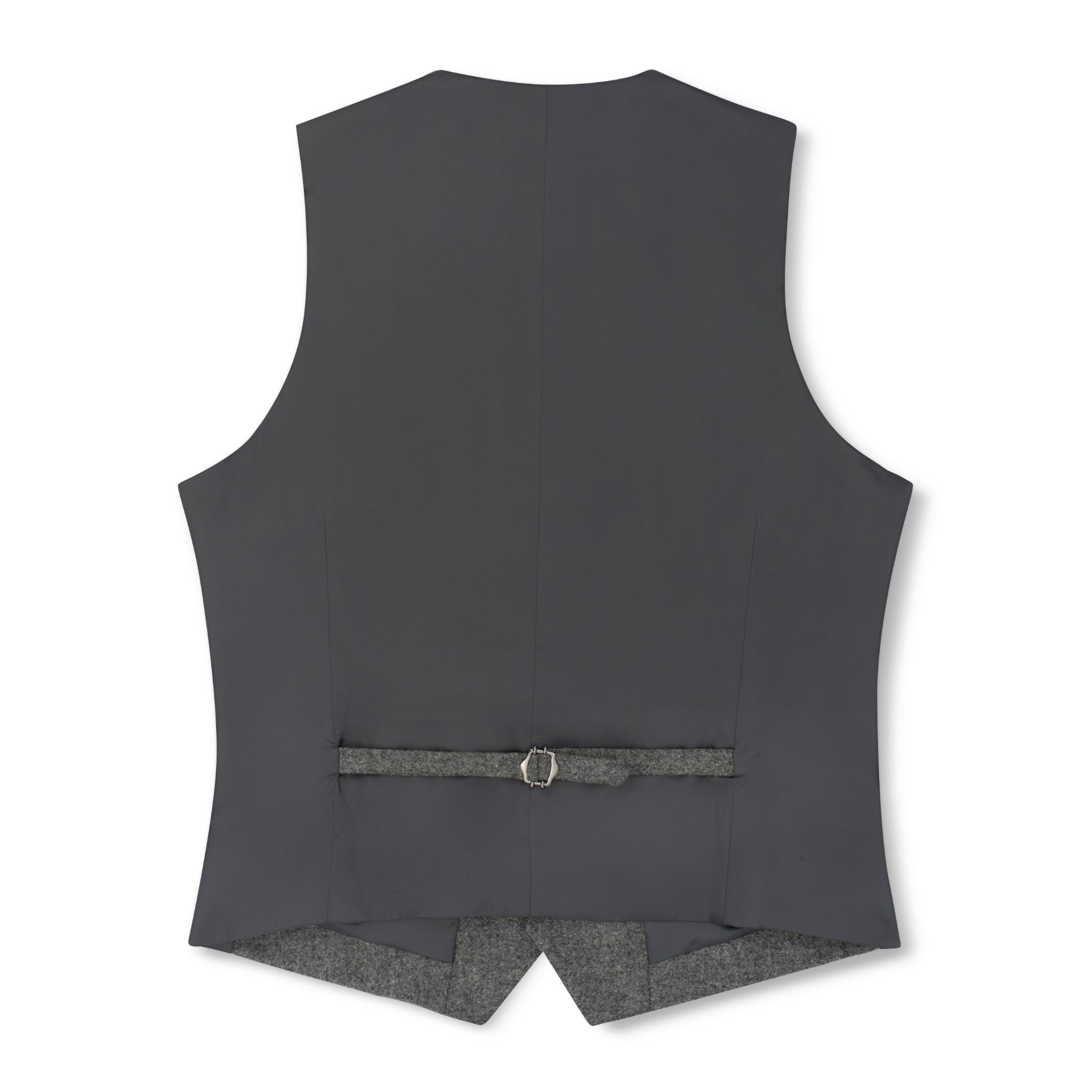 Grey Wool Waistcoat - Made in Italy