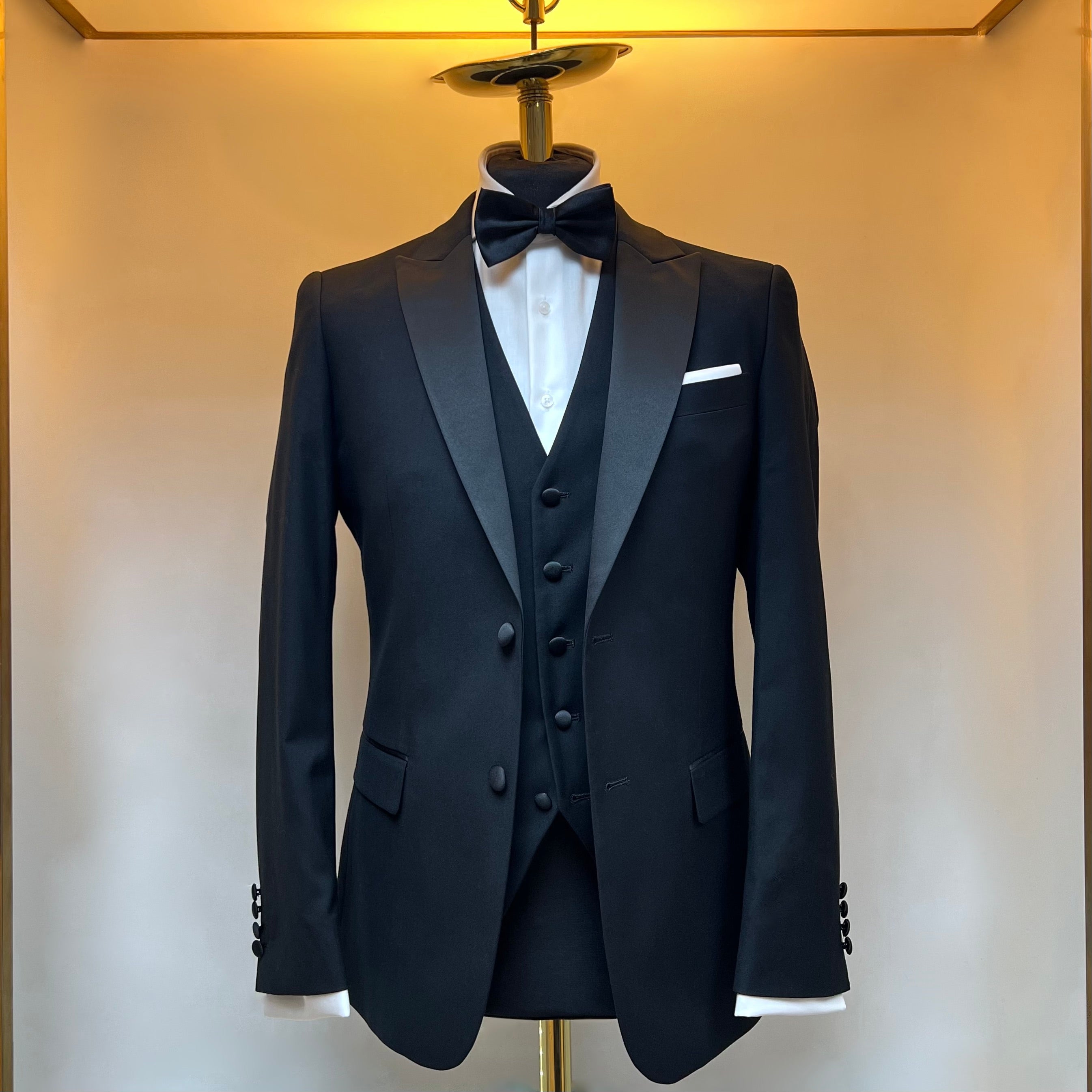 Black Three-Piece Tuxedo