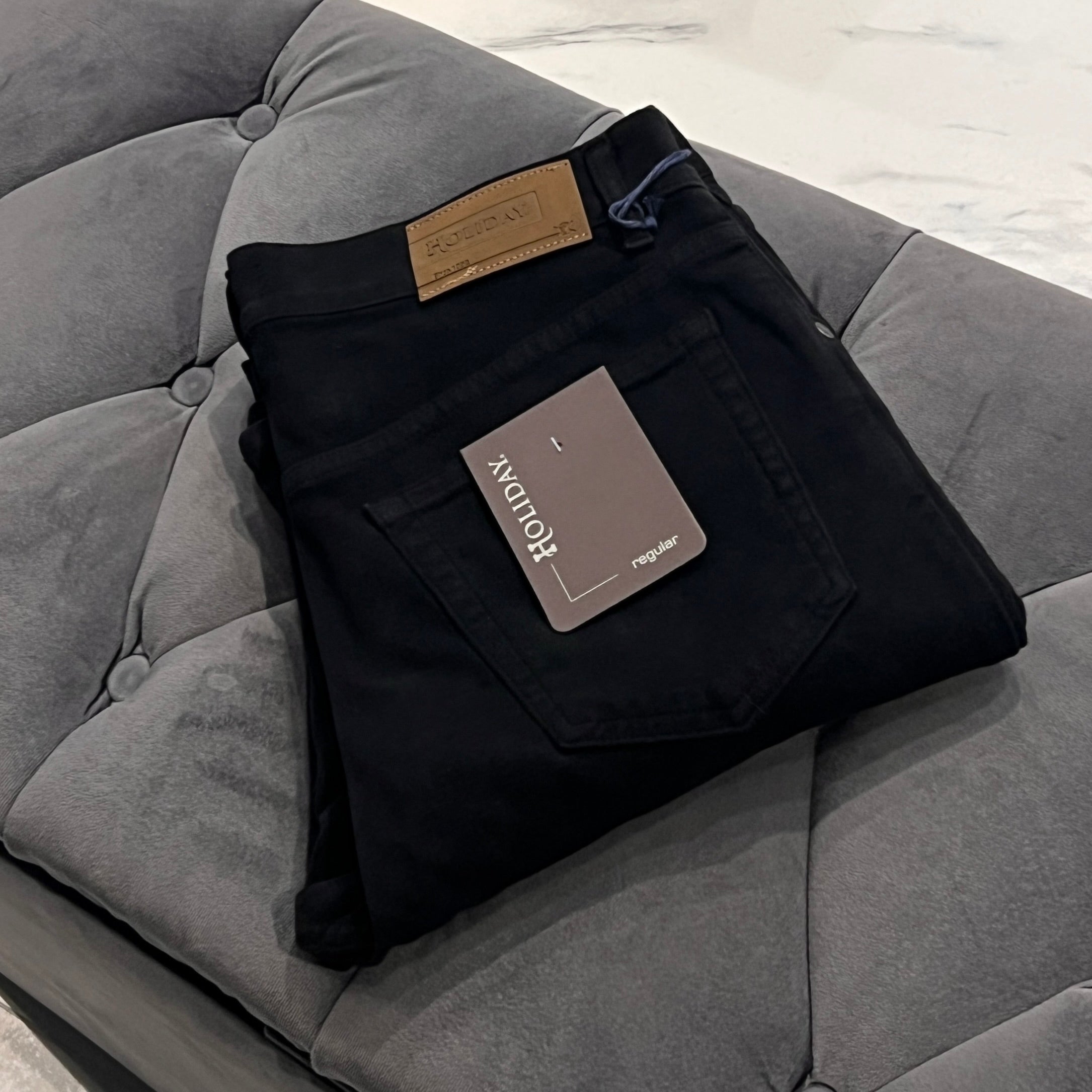 Black Moleskin Jeans