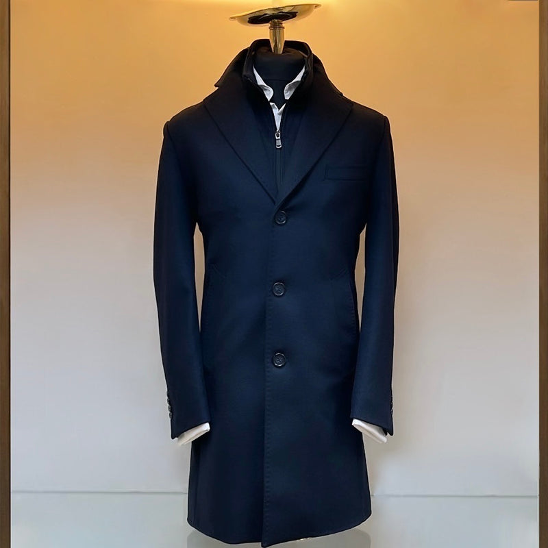 Navy Hybrid Coat 0909